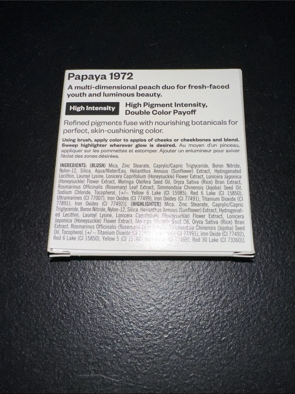 KOSAS Color & Light Blush & Highlighter PAPAYA 1972 High Intensity